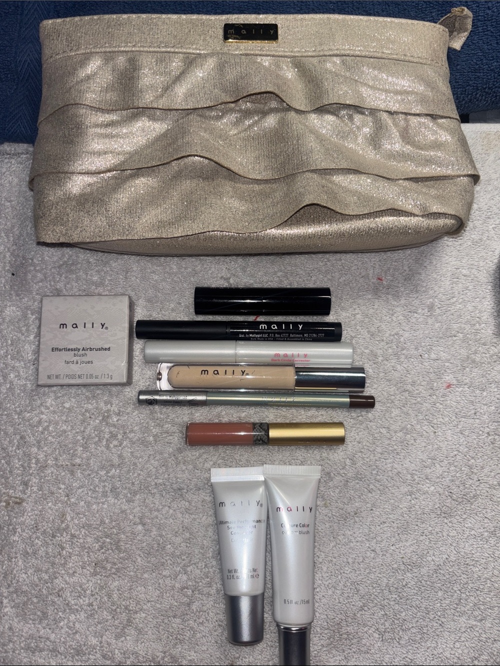 Mally Beauty Concealer & Corrector Set in Black, White, Beige, Gold, Pink